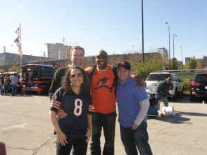 Jarrett Payton at Soldier Field Tailgate