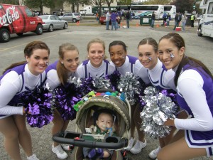 Ultimate Sports Baby with Northwestern Cheerleaders