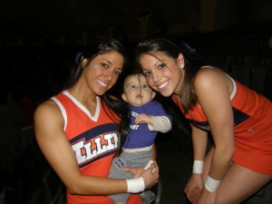 Ultimate Sports Baby with Illinois Cheerleaders