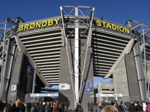 Brøndby Stadion in Brøndby, Denmark