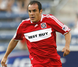 Mexican international Cuauhtemoc Blanco has lifted the Fire into the SuperLiga Semifinals.